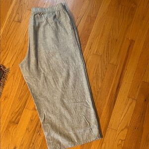 Eileen Fisher organic linen Stripe Large